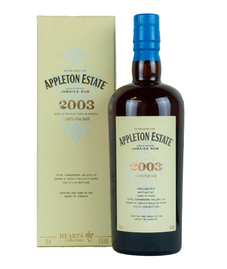 Appleton Estate 2003 Rum Jamaica 18Y 100% Pot Still