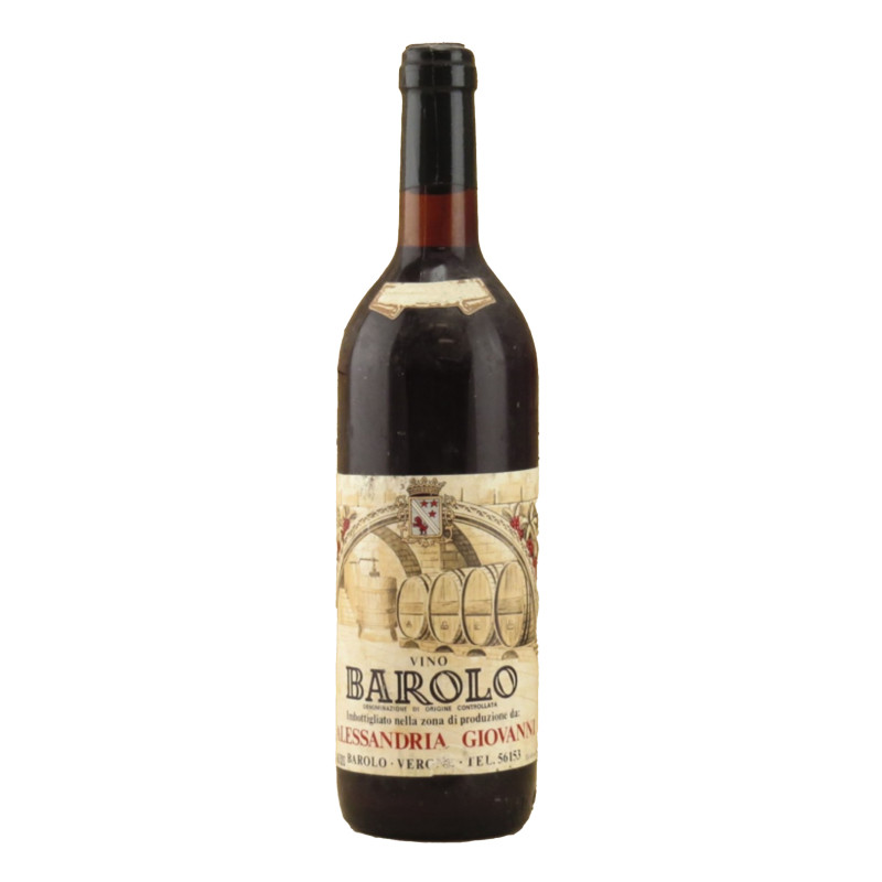 Alessandria Giovanni 1972 Barolo DOCG