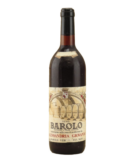 Alessandria Giovanni 1972 Barolo DOCG