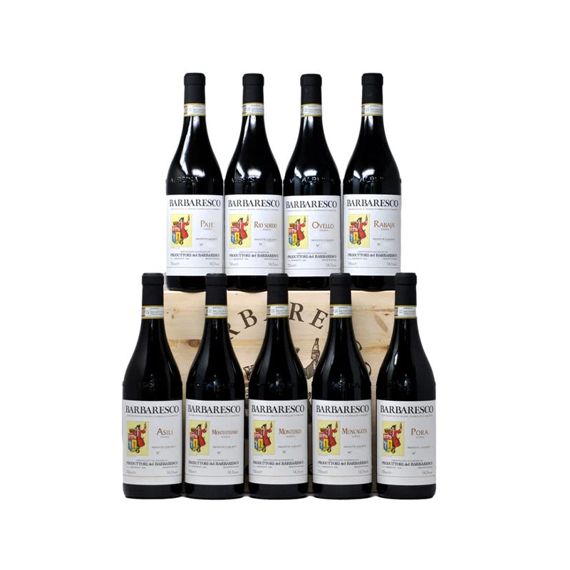 Produttori del Barbaresco 2019 Barbaresco DOCG Riserva 9 bt. Cru Collection