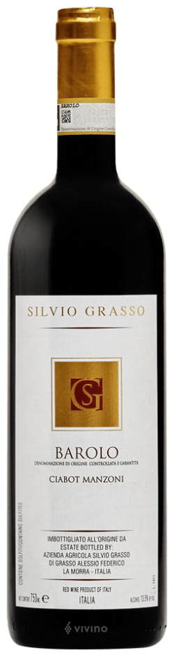 Grasso Silvio 2001 Barolo DOCG Ciabot Manzoni