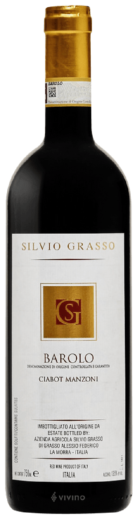 Grasso Silvio 2001 Barolo DOCG Ciabot Manzoni